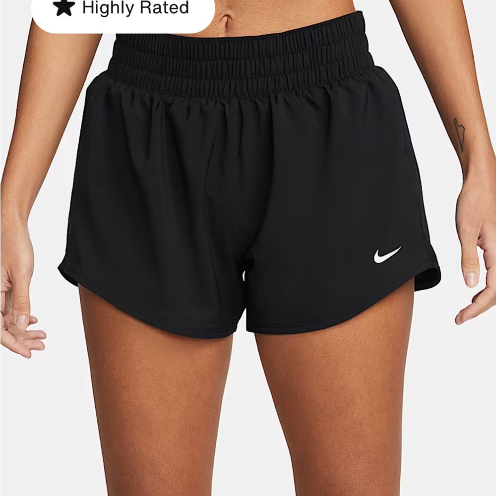 Nike Black Athletic Shorts Lightweight Breathable